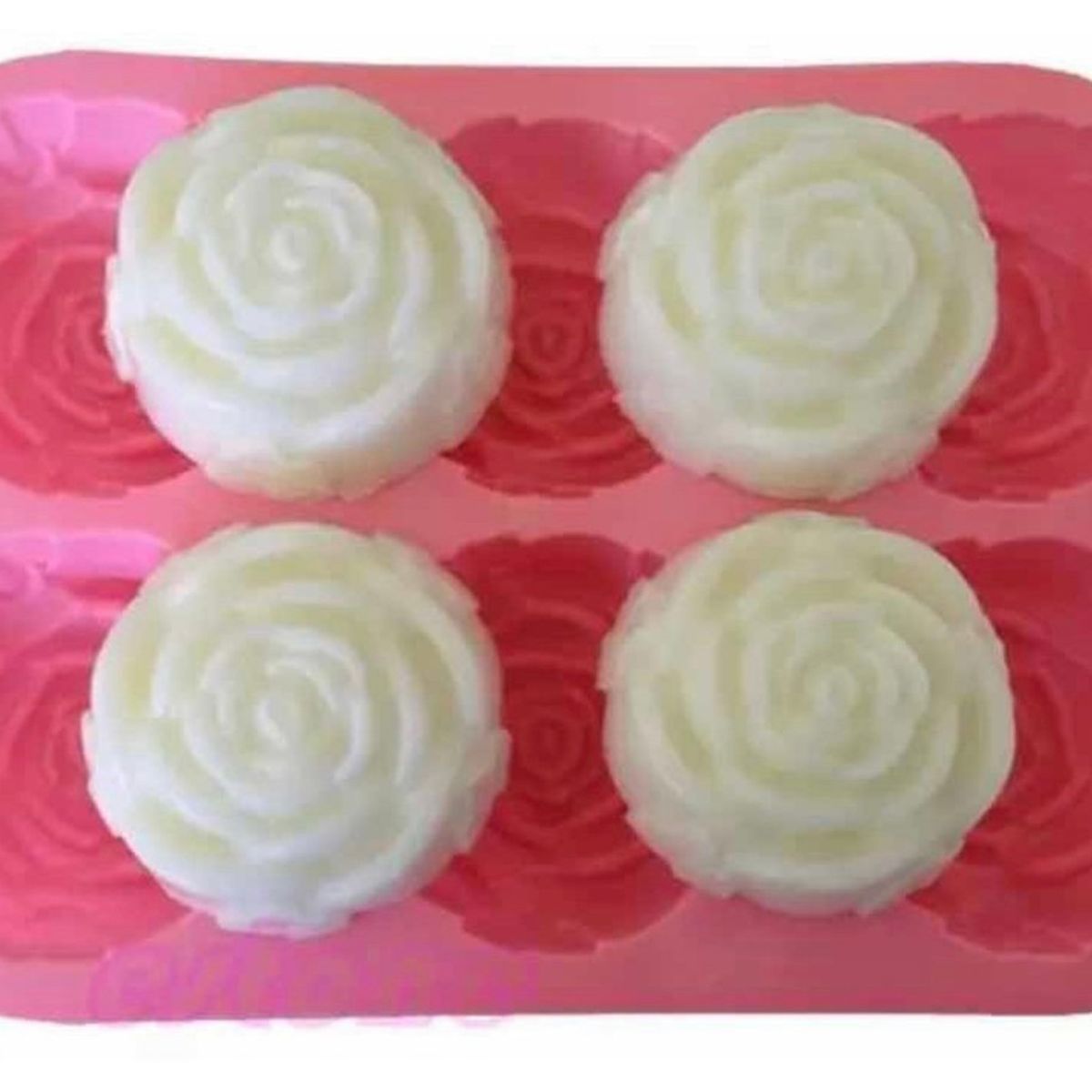 GENERICO - Molde De Silicona 6 Rosas Jabón Repostería Chocolate Muffin