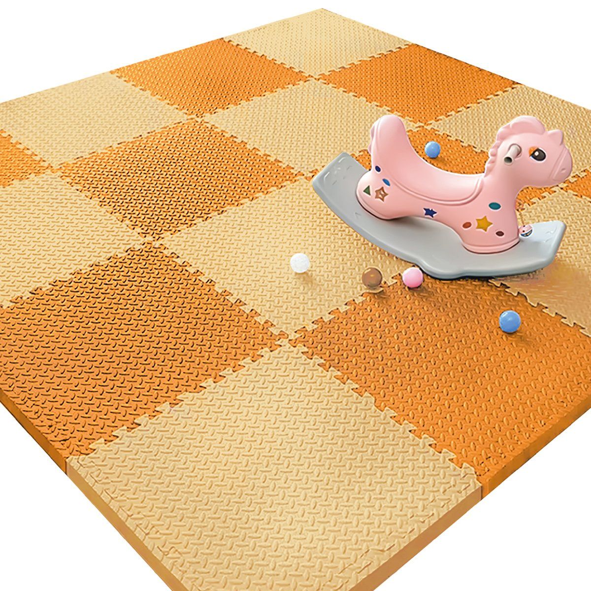 BABYNEST - Piso De Goma Eva Bebé Alfombra Babynest 60x60cm Set x8 NyB