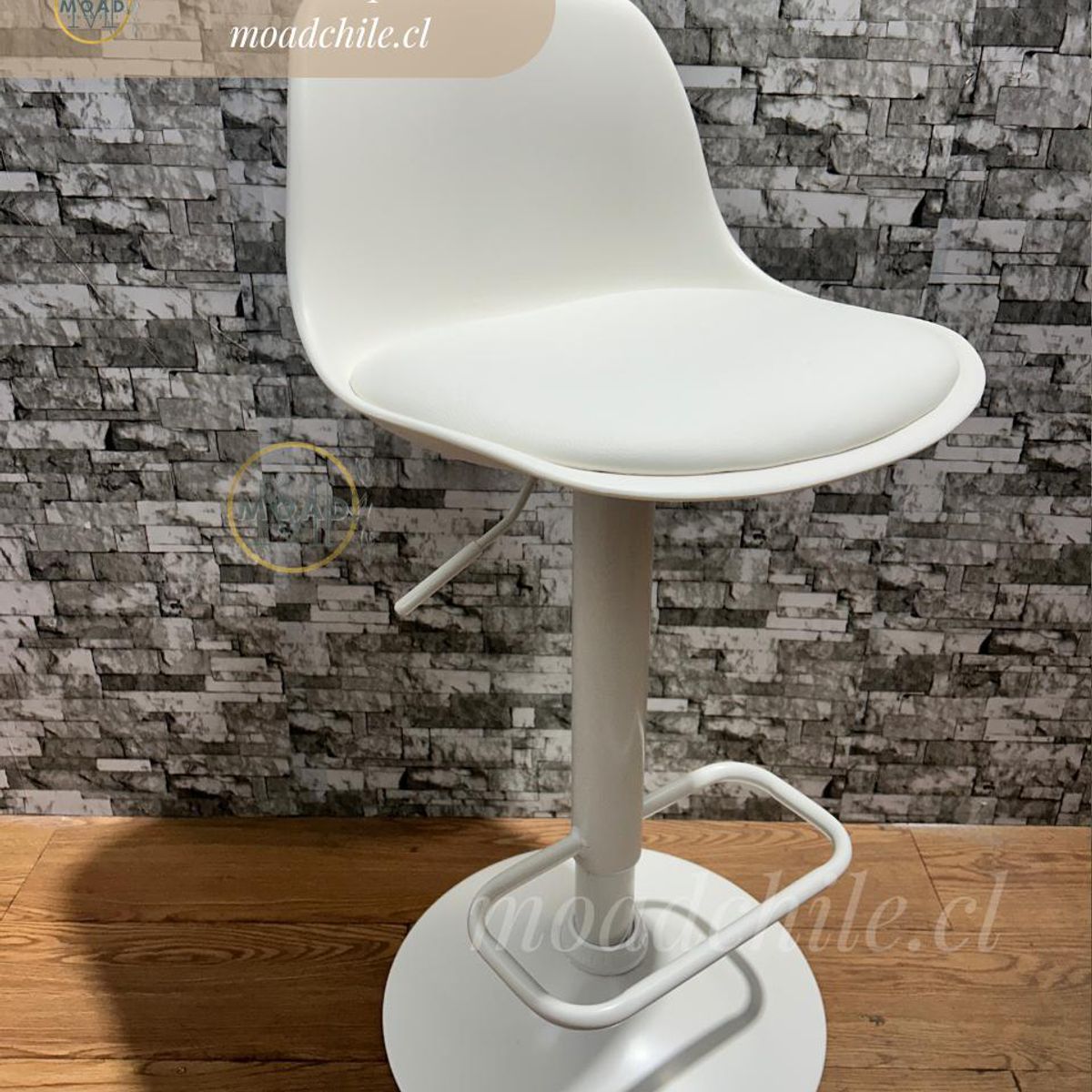 MOAD - Silla Bar Elegance Blanco