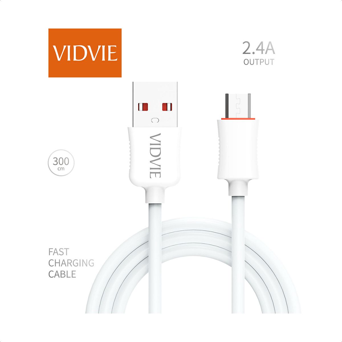 GENERICO - Cable Usb Tipo C 24a 200cm Vidvie Para Xiaomi