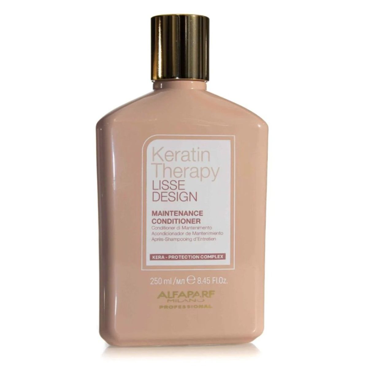 ALFAPARF MILANO - ACONDICIONADOR MANTENCIÓN ALISADOS ALFAPARF KERATIN THERAPY LISSE DESING 250 ml