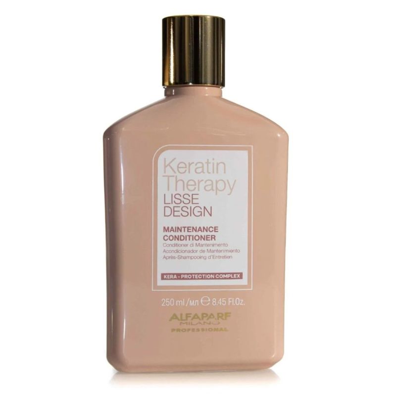 ALFAPARF MILANO - ACONDICIONADOR MANTENCIÓN ALISADOS ALFAPARF KERATIN THERAPY LISSE DESING 250 ml
