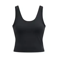 UNDER ARMOUR - Polera sin mangas Motion para mujer Negro