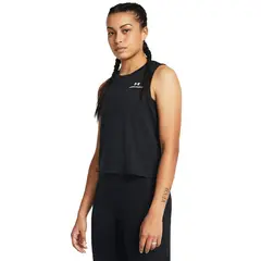 UNDER ARMOUR - Polera sin mangas Crop Vanish mujer Negro