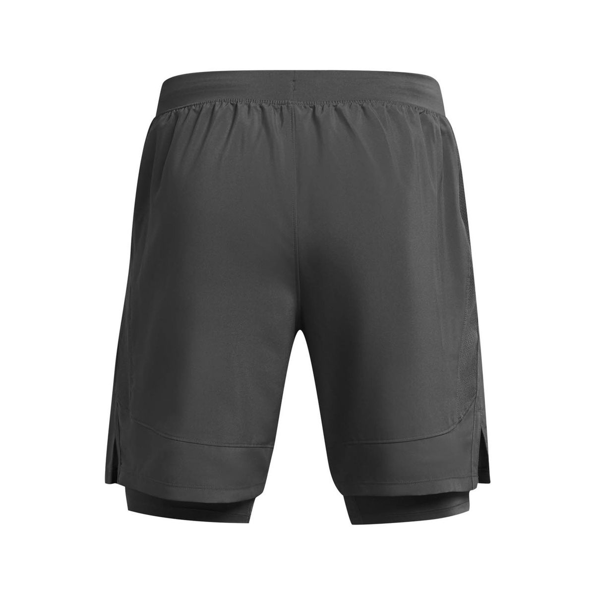 UNDER ARMOUR - Shorts UA launch 2-en-1 para hombre GRIS UNDER ARMOUR