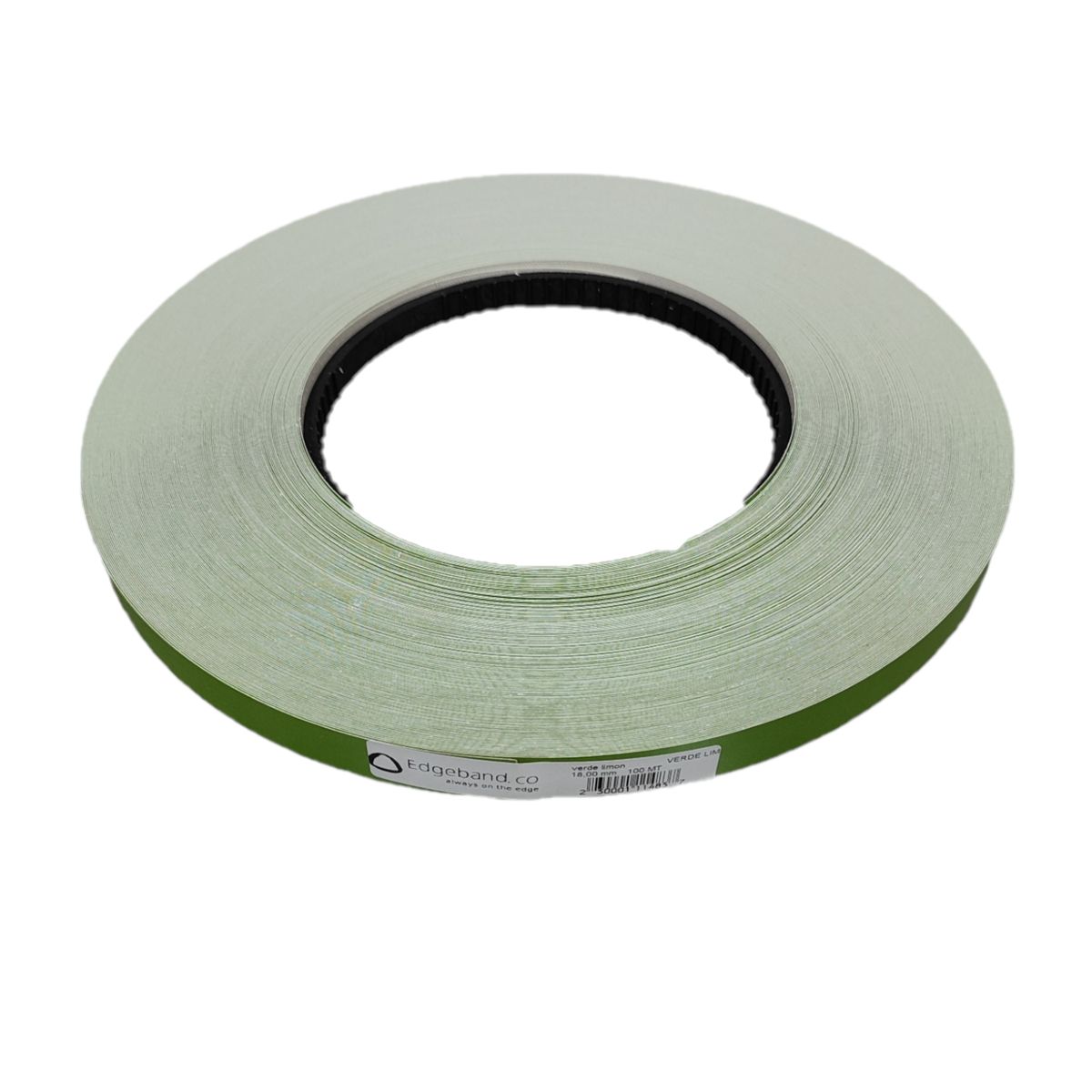 GENERICO - Tapacanto Encolado Rollo 100 Mt 18mm Verde Limon