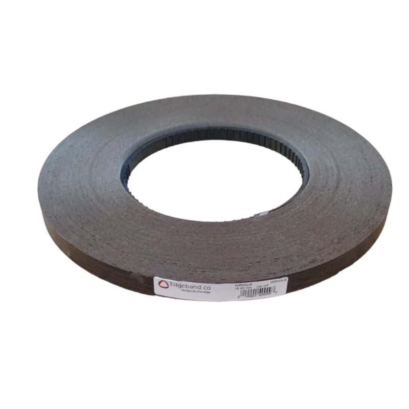 GENERICO - Tapacanto Encolado 18mm Chocolate-Wengue Caja 10 Rollos