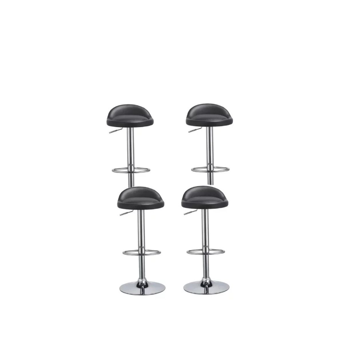 MOAD - Pack 4 Sillas Bar Dandy	Negro