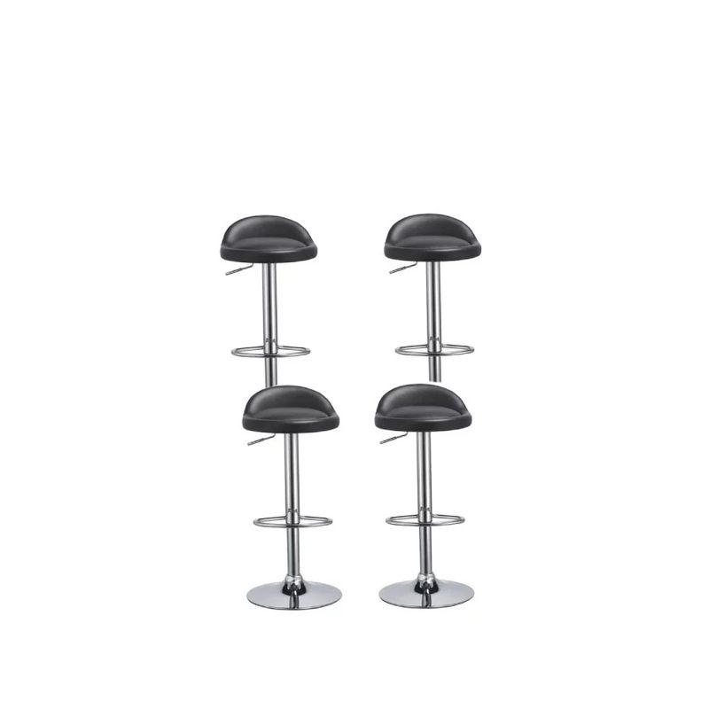 GENERICO - Pack 4 Sillas Bar Dandy	Negro