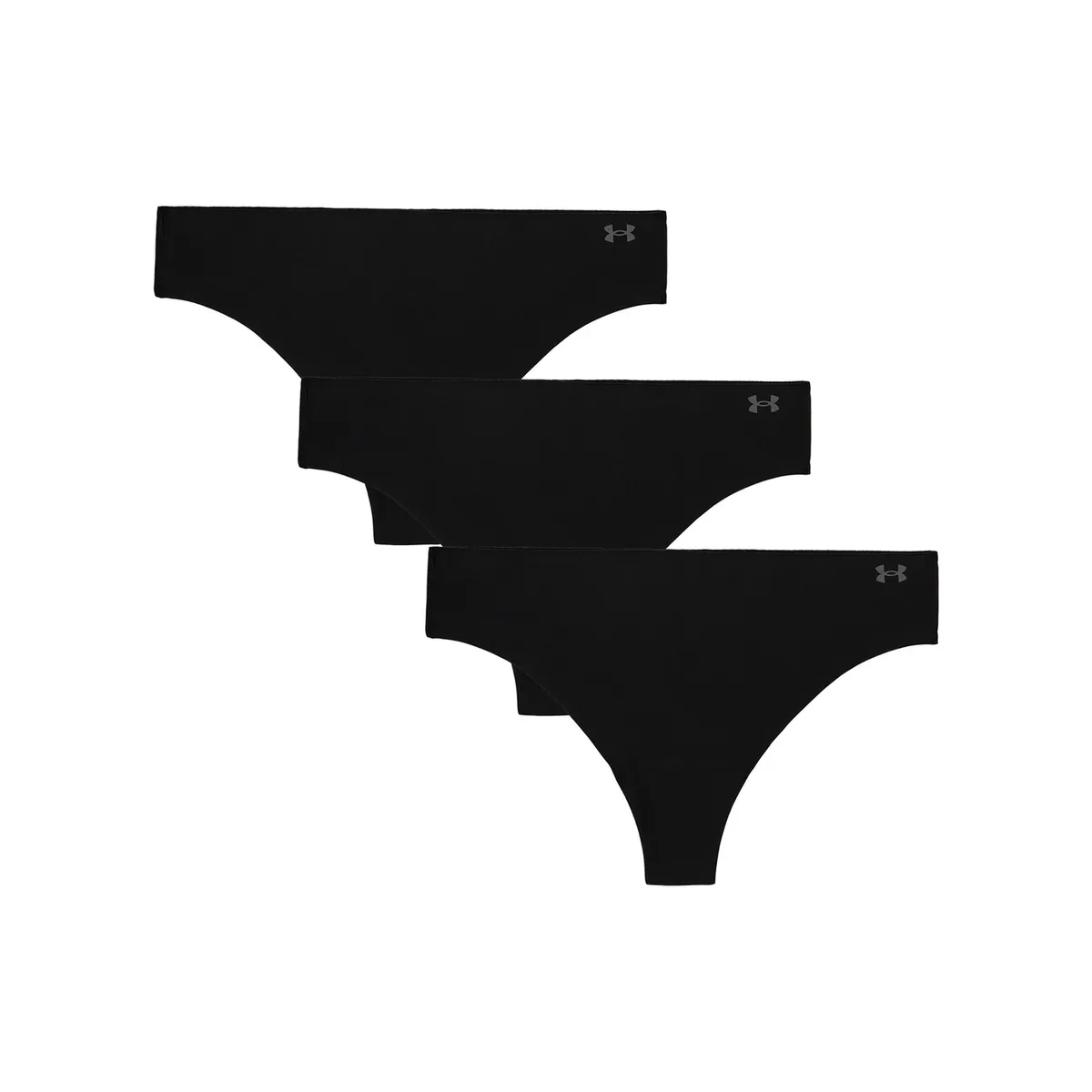 UNDER ARMOUR - Calzón Strtch Ns Thng Solid Negro mujer UNDER ARMOUR