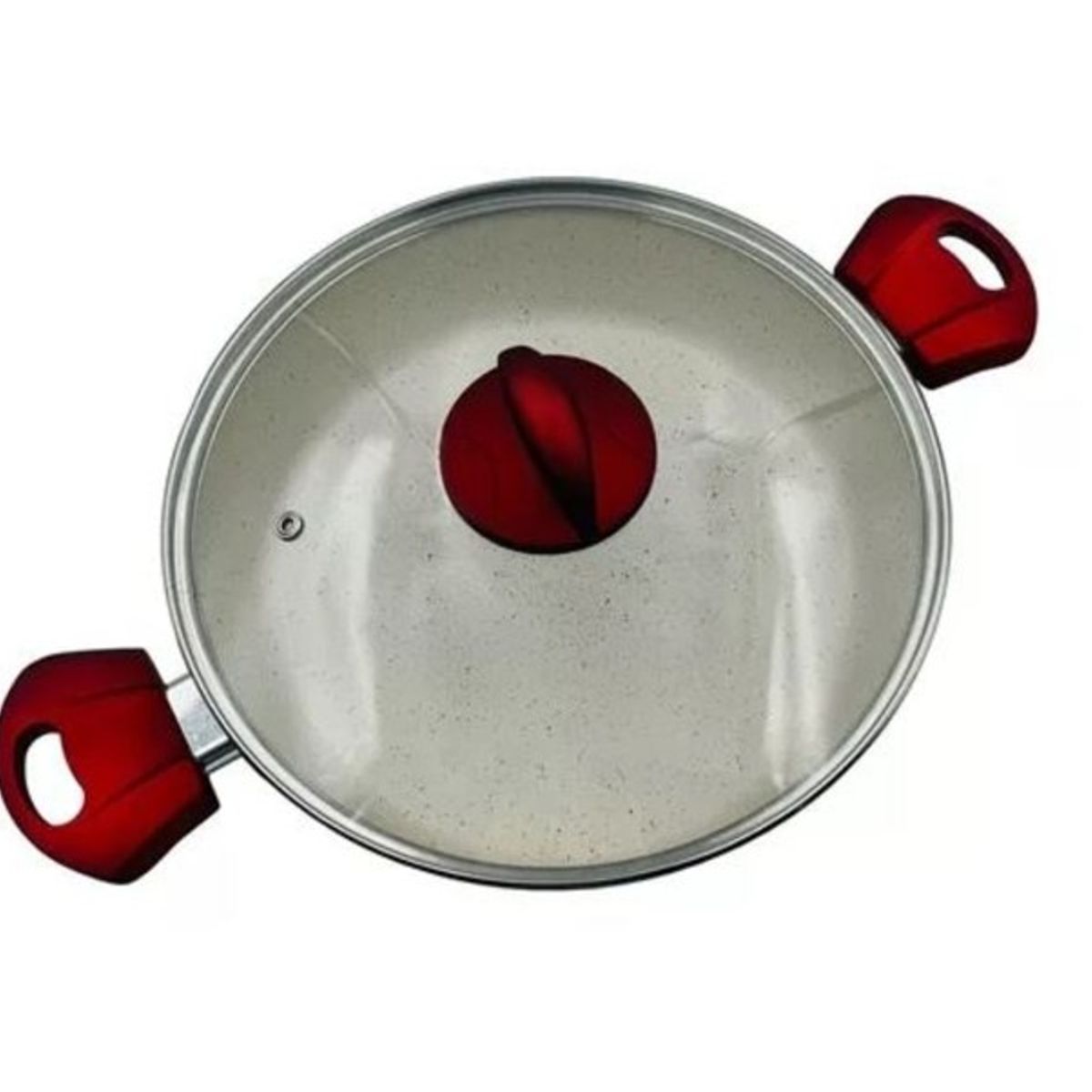 OEM - CACEROLA DE CERAMICA MARMOLEADA ANTIADHERENTE 24CM