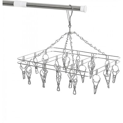 Imagen 2 del producto Colgador de ropa cuadrado acero 37X28cm Bighouse Mimbral