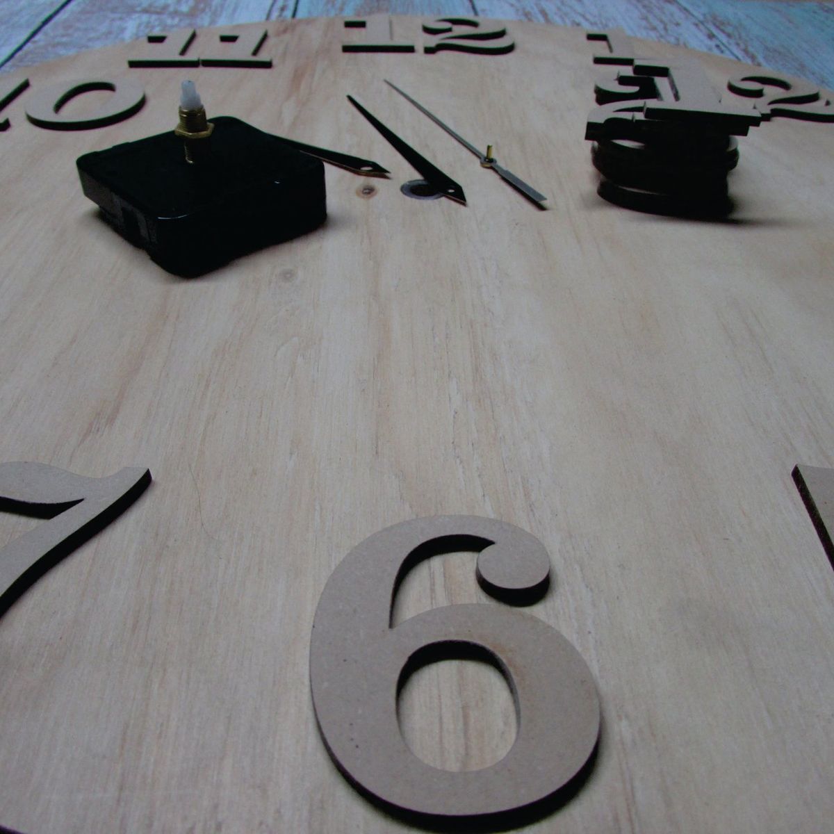 WW DESIGN - Numeros De Madera MDF Para Reloj 1 Al 12 (50mm y 55mm) Únicos
