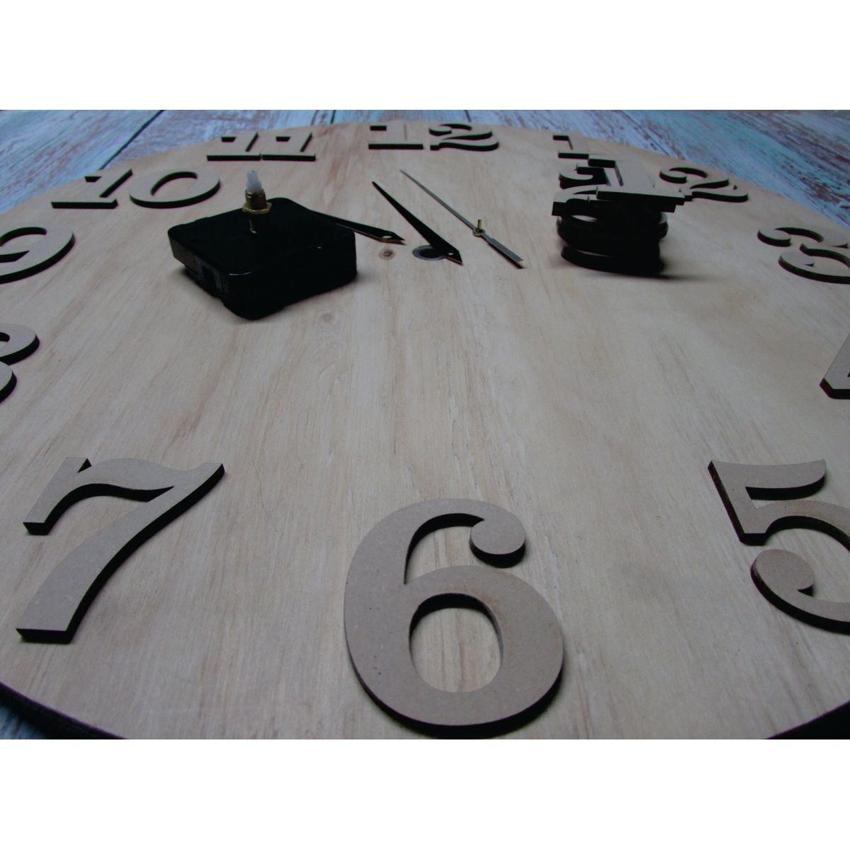 WW DESIGN - Numeros De Madera MDF Para Reloj 1 Al 12 (40mm y 45mm) Únicos