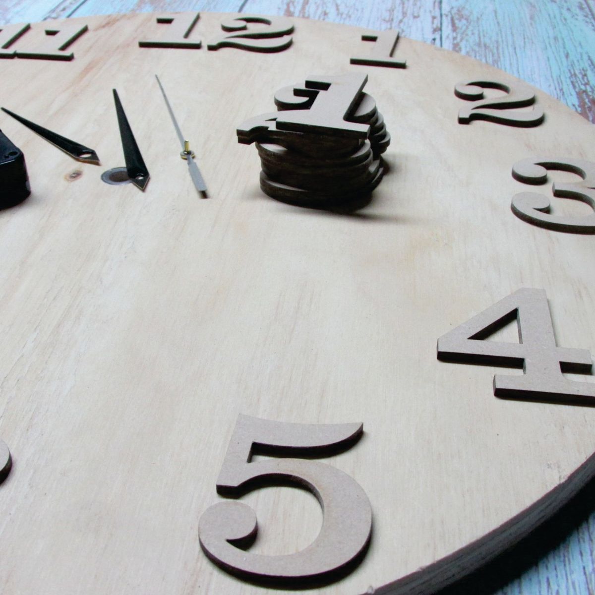WW DESIGN - Numeros De Madera MDF Para Reloj 1 Al 12 (30mm y 35mm) Únicos
