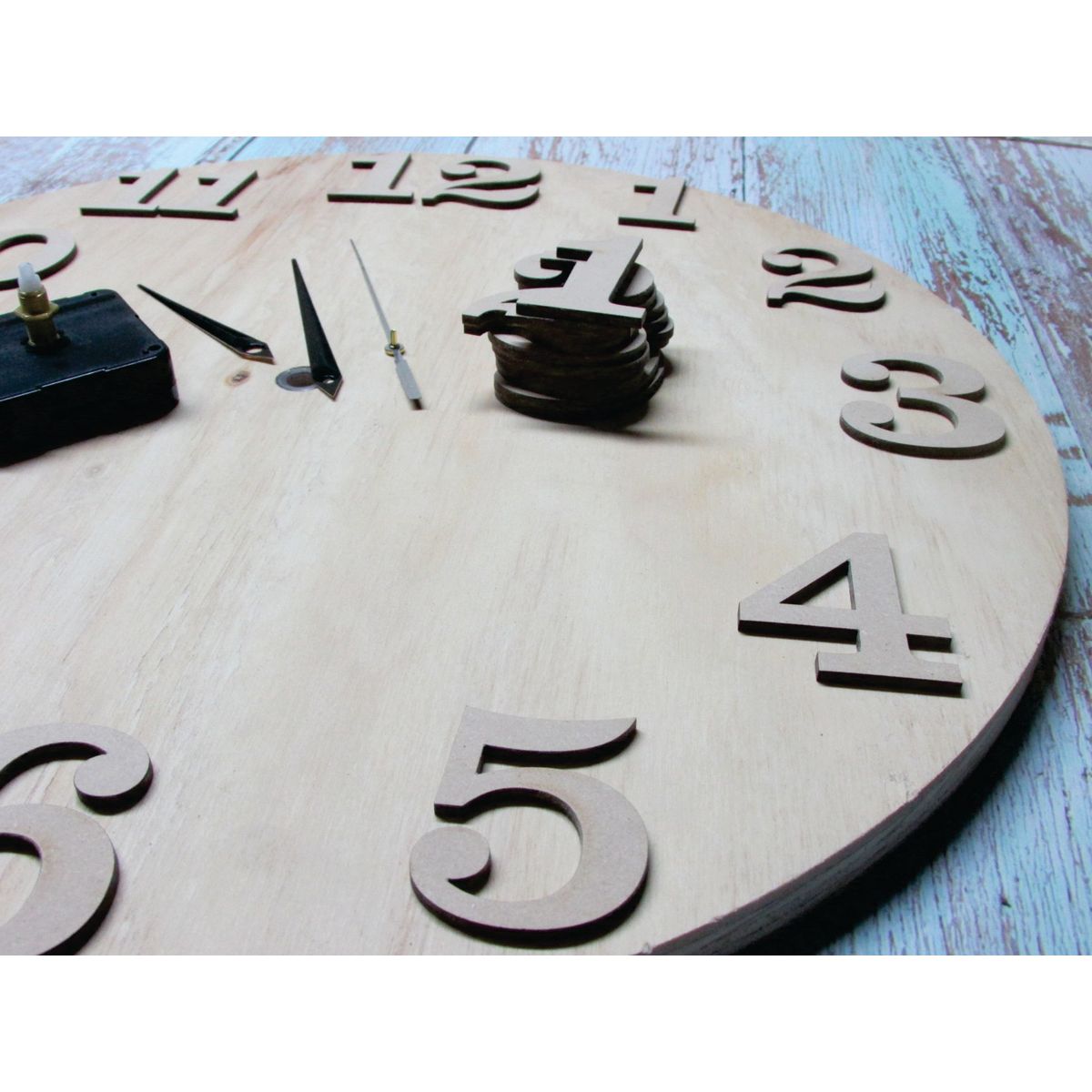 WW DESIGN - Numeros De Madera MDF Para Reloj 1 Al 12 (30mm y 35mm) Únicos
