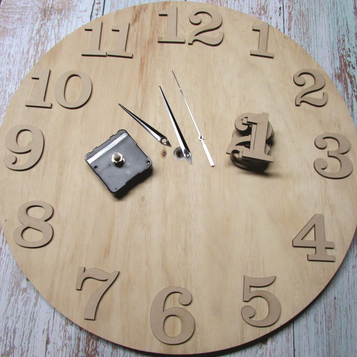 WW DESIGN - Numeros De Madera MDF Para Reloj 1 Al 12 (30mm y 35mm) Únicos