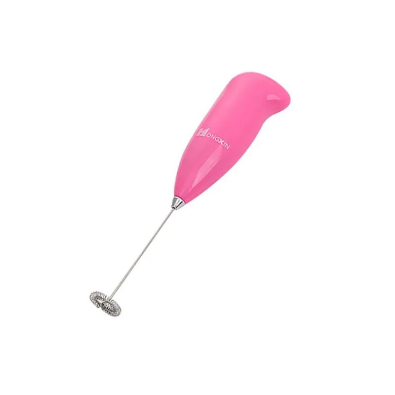 GENERICO - Mini Espumador De Leche Eléctrico-ROSA