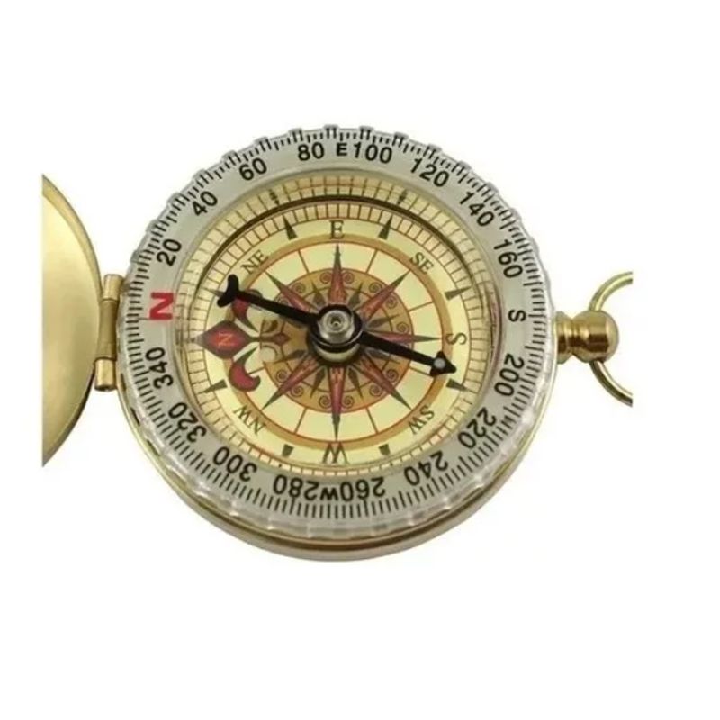 GENERICO - Brujula Vintage Estilo Antigua Camping Outdoor