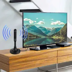 GENERICO - Antena TV digital con amplificador de señal USB cable coaxial 3 metros