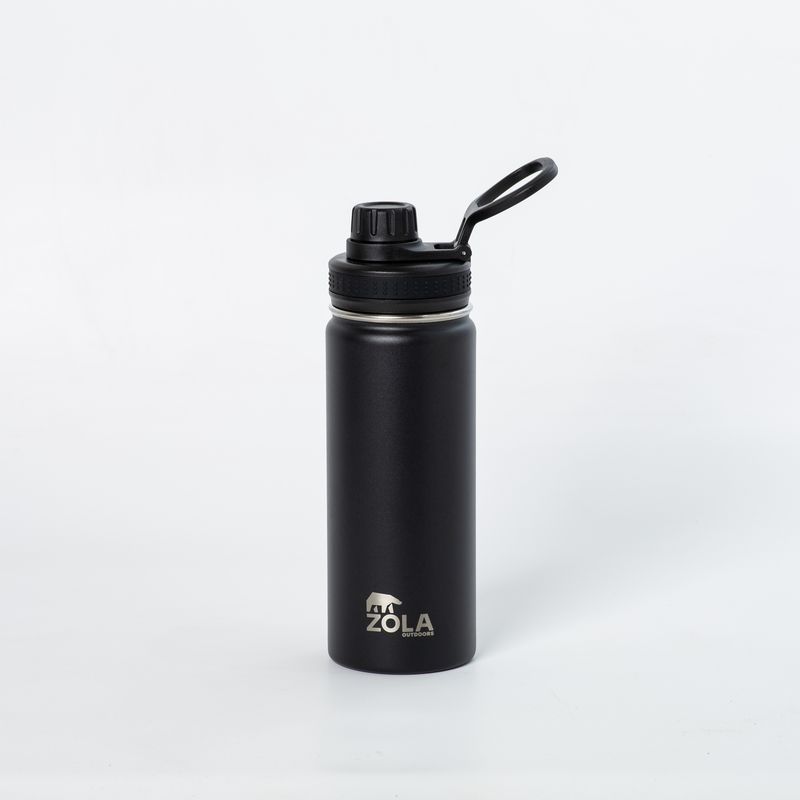 ZOLA OUTDOORS - Botella Termica Zola 550ml  Negro