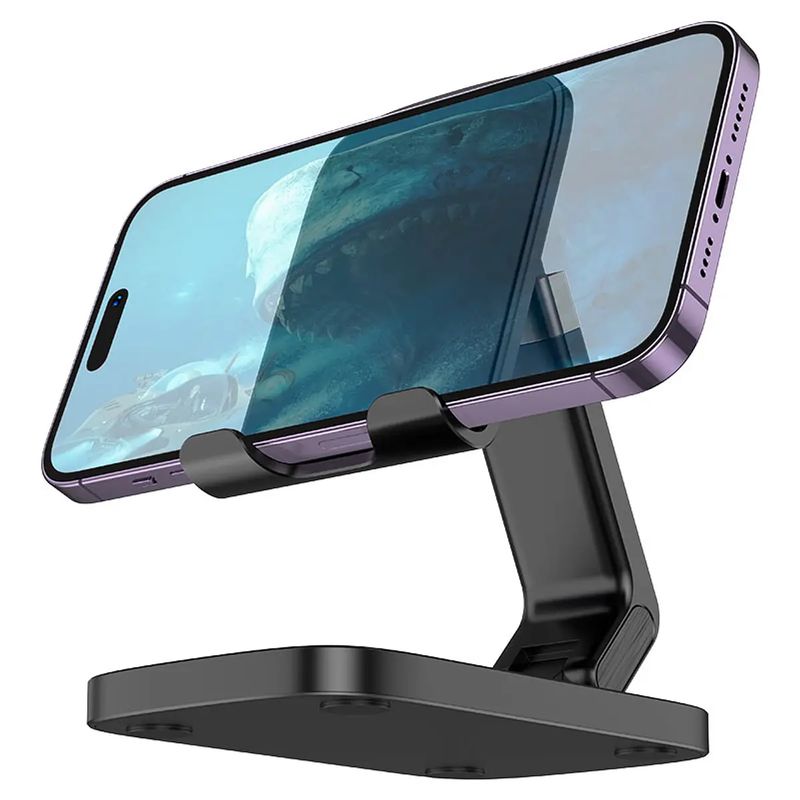 HOCO - Soporte de celular Hoco HD8 Blackfish para escritorio Negro