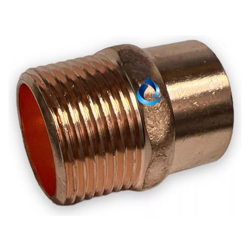 GENERICO - Terminal He Cobre So - He 1/2 Pack 5 Unidades