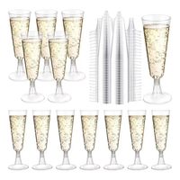 80 Copas De Champagne Copa Acrilico Copas Champaña copas acrílica champagne 5oz/162ml