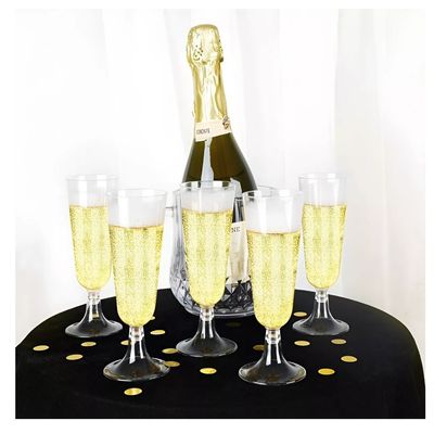 Imagen 2 del producto 80 Copas De Champagne Copa Acrilico Copas Champaña copas acrílica champagne 5oz/162ml