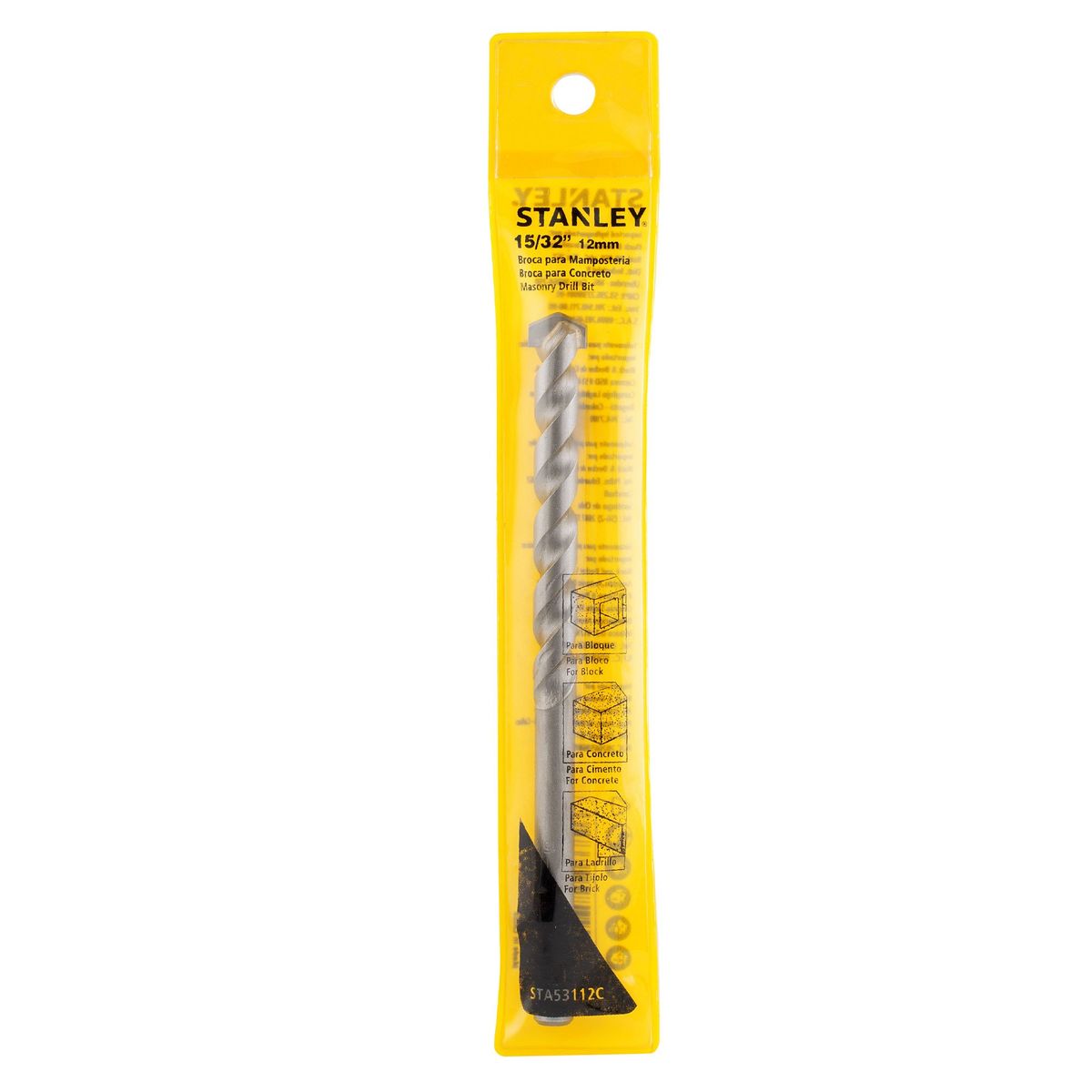 STANLEY - Broca para Concreto diámetro 12mm Stanley STA53112C