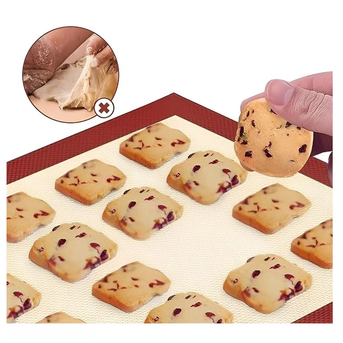 Pasteleria - Tapete De Silicona Lamina De Silicona Tapete Horno 60x40cm