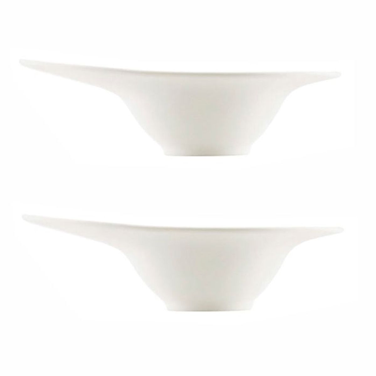 BRIC - 2 bowls o pocillos blancos.