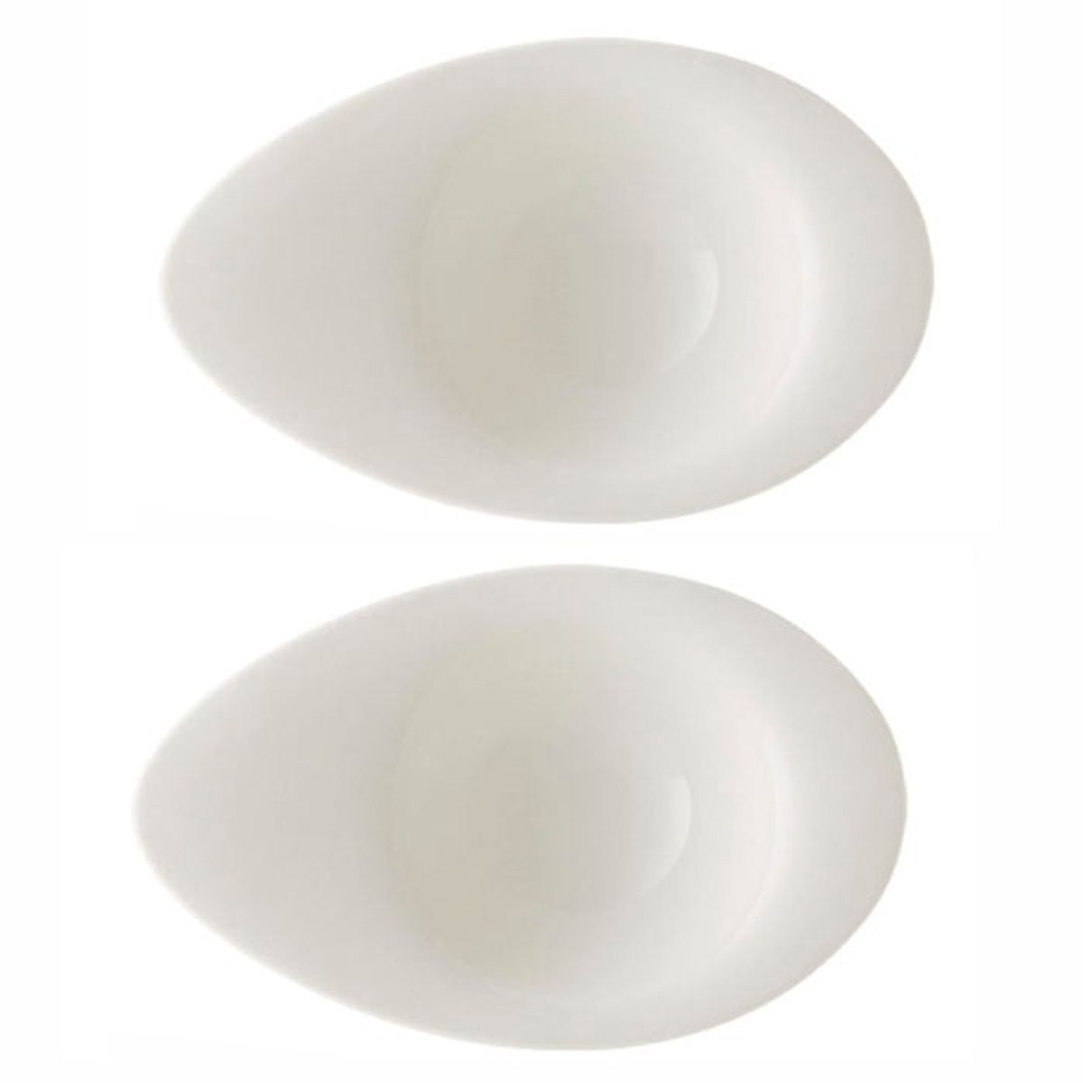 BRIC - 2 bowls o pocillos blancos.