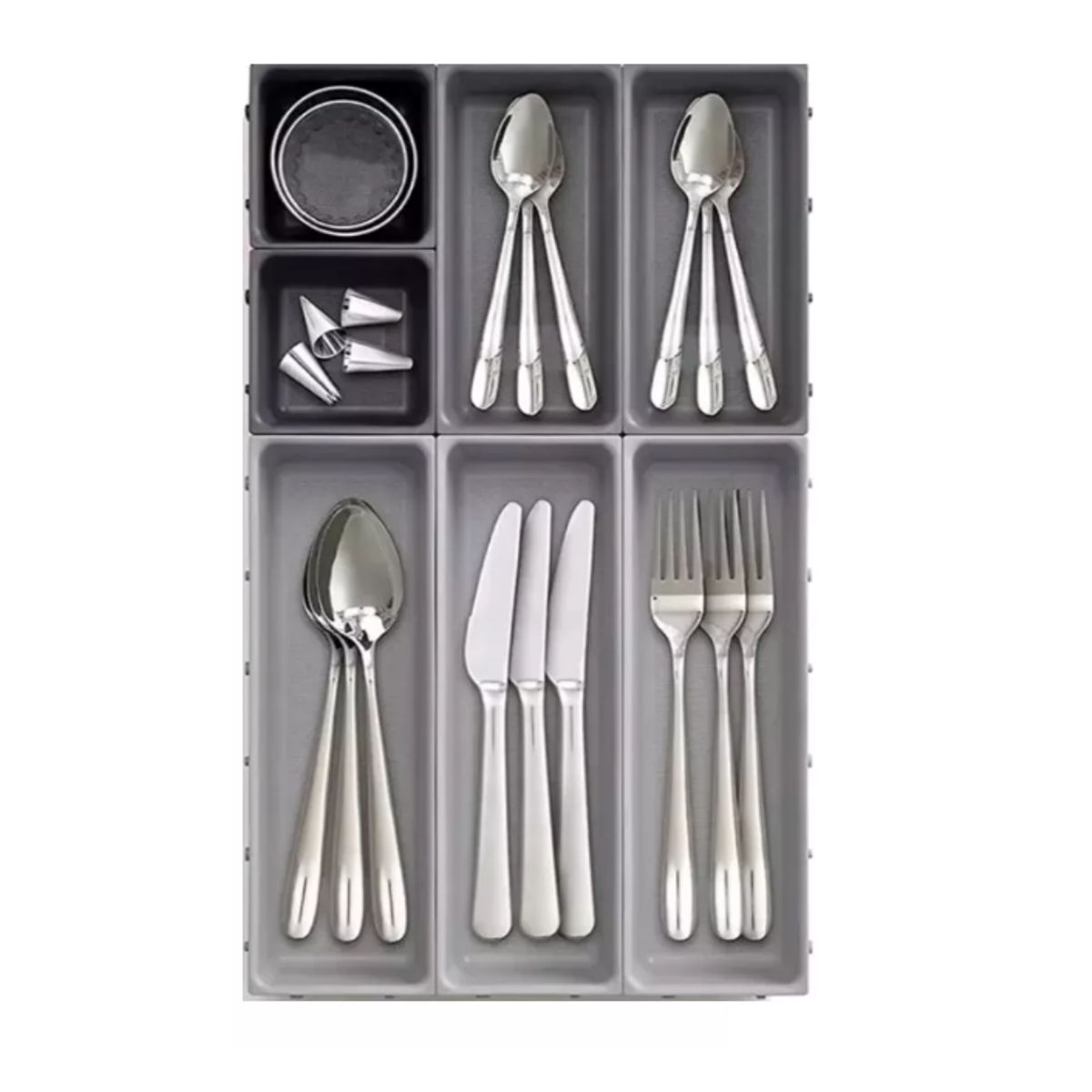 GENERICO - Organizador 7 Piezas Cubiertos Utensilios De Cocina