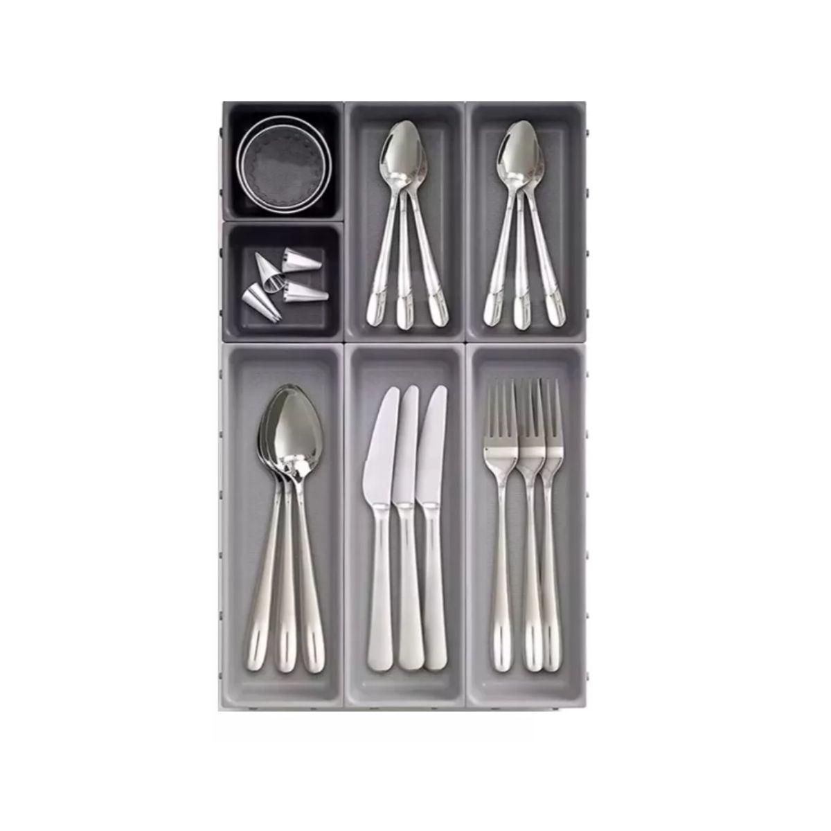 GENERICO - Organizador 7 Piezas Cubiertos Utensilios De Cocina