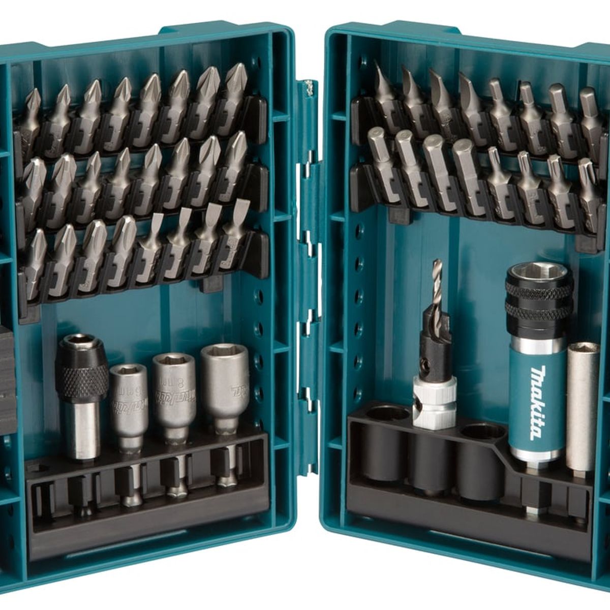 MAKITA - Juego De Puntas, Vasos Y Mandril Guia 47 Pzs. D-73461