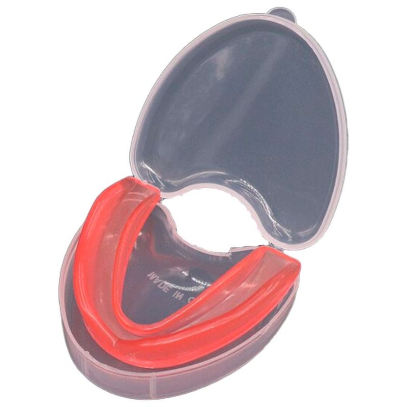 GENERICO - Protección Bucal Boxeo Adultos Rojo Transparente