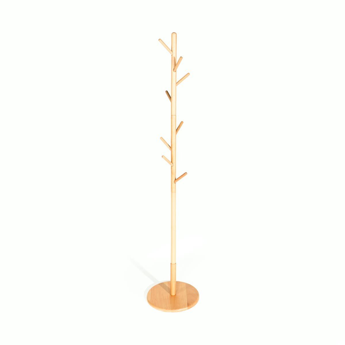 NECTAR - Perchero Austria de Bambú Natural 8 Ramas 170 cm