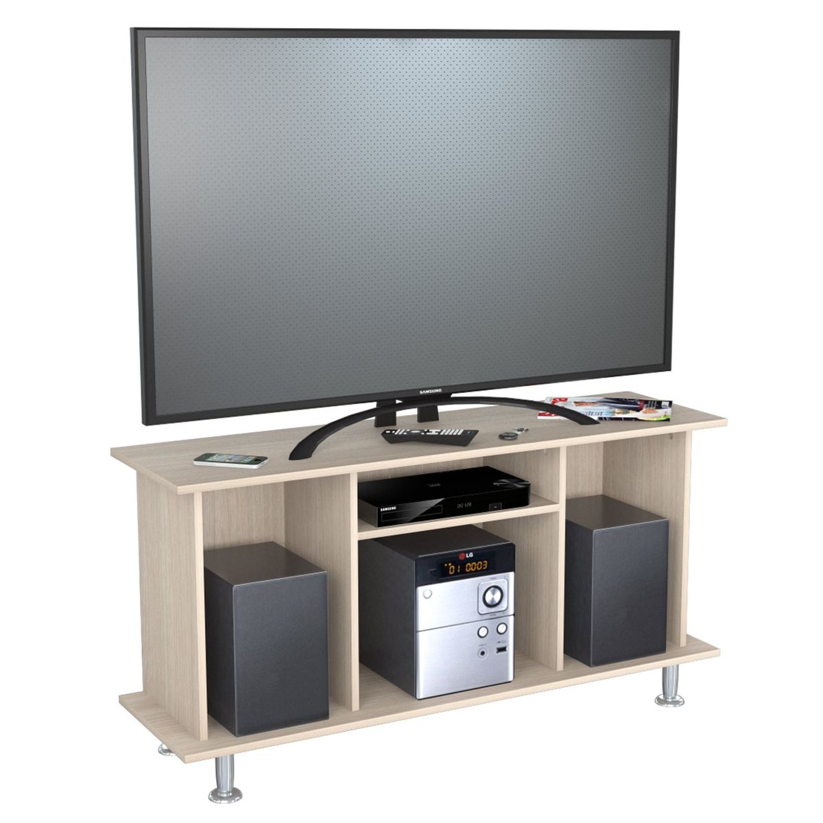 INVAL - Rack de TV 50 " Arena 61cm x 120cm x 35cm