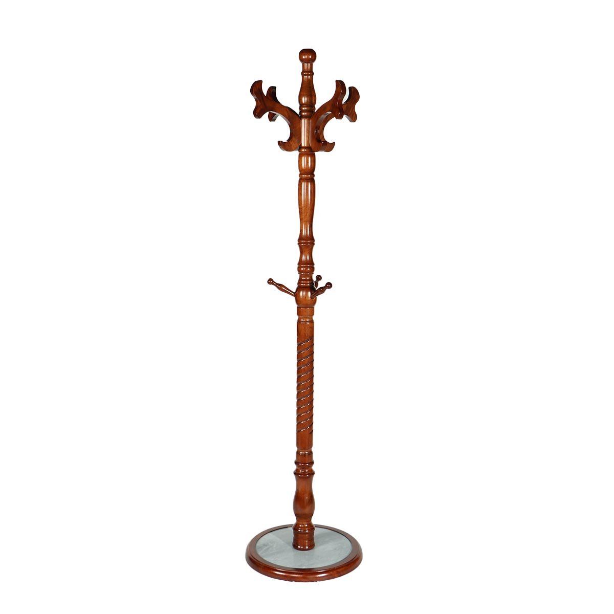 NECTAR - Colgador de Pedestal Dundee Madera de Eucaliptus Australiano Natural Elegante y Resistente