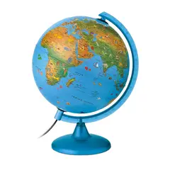 ADETEC - Globo Terráqueo 25 Cm Con Luz Led - Modelo Arca