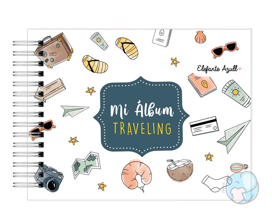 ELEFANTE AZULL Álbum de Fotos de Viajes | falabella.com