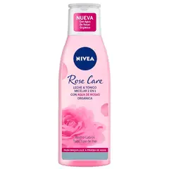 NIVEA - Leche y Tonico Micelar 2 en 1 Rose Care 200ml