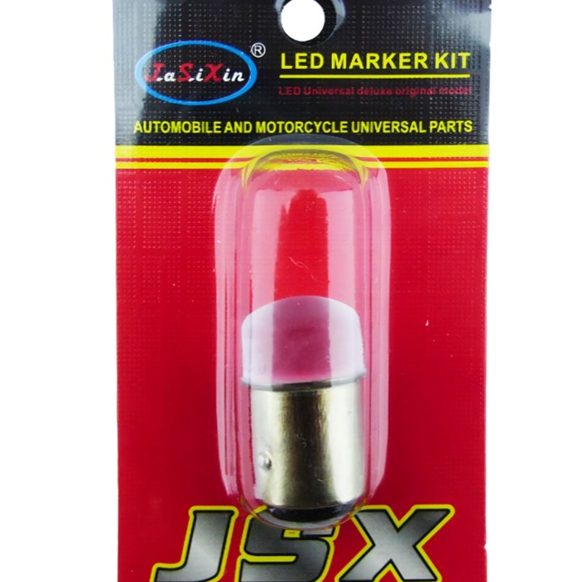 OEM - SET X 2 LUZ DE FRENO PARA MOTO 9 LED FIJA-STROBO LUZ ROJA