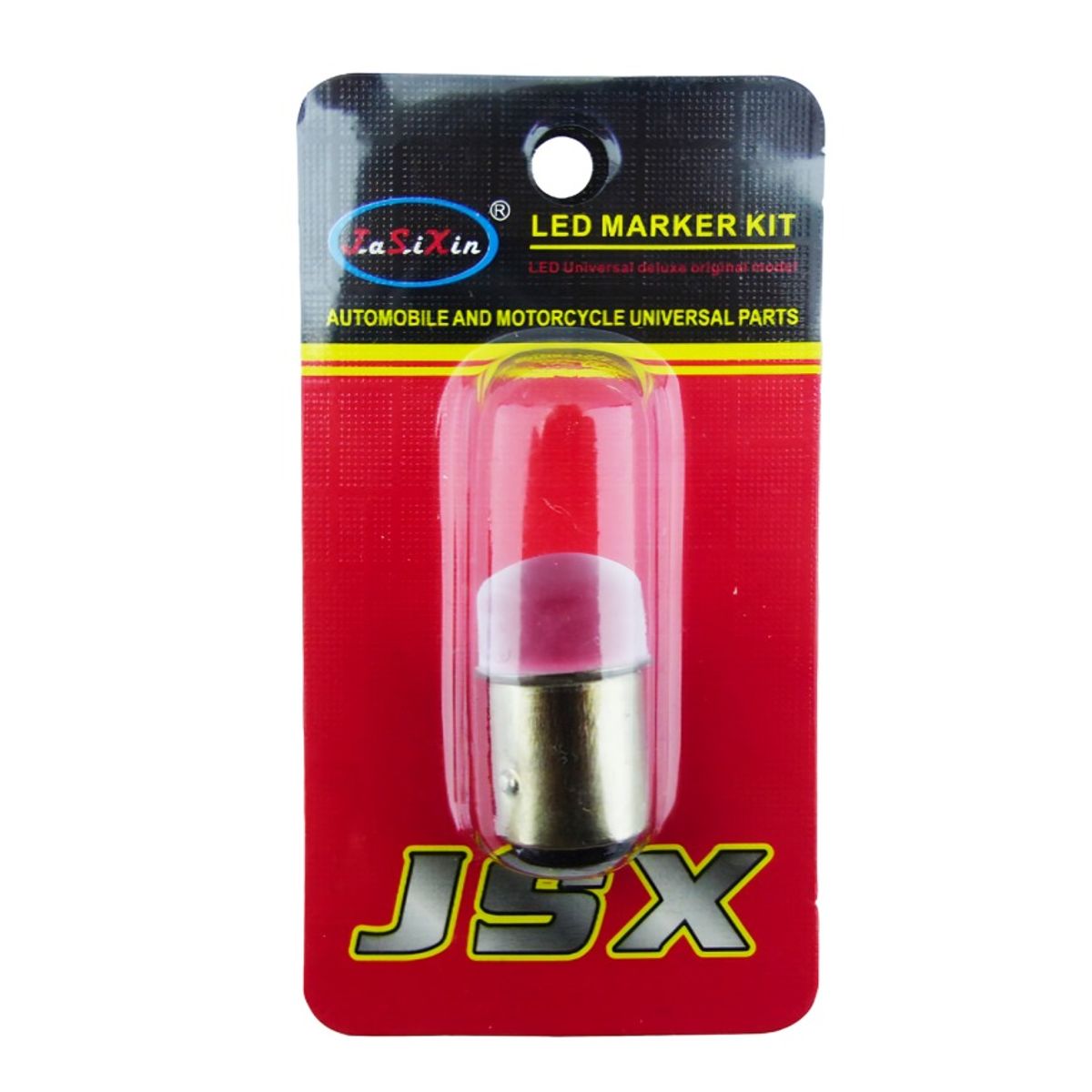 OEM - SET X 2 LUZ DE FRENO PARA MOTO 9 LED FIJA-STROBO LUZ ROJA