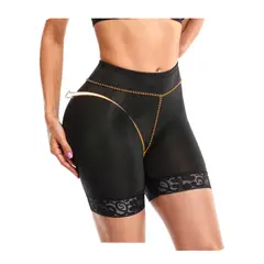 VICALLY FASHION - Faja Short Con Varillas y Silicona Antideslizante Levanta Cola