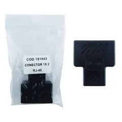 OEM - SET X 3 COPLA RJ-45 CAT 6E/5E 1000 MB PARA EXTENDER CABLE