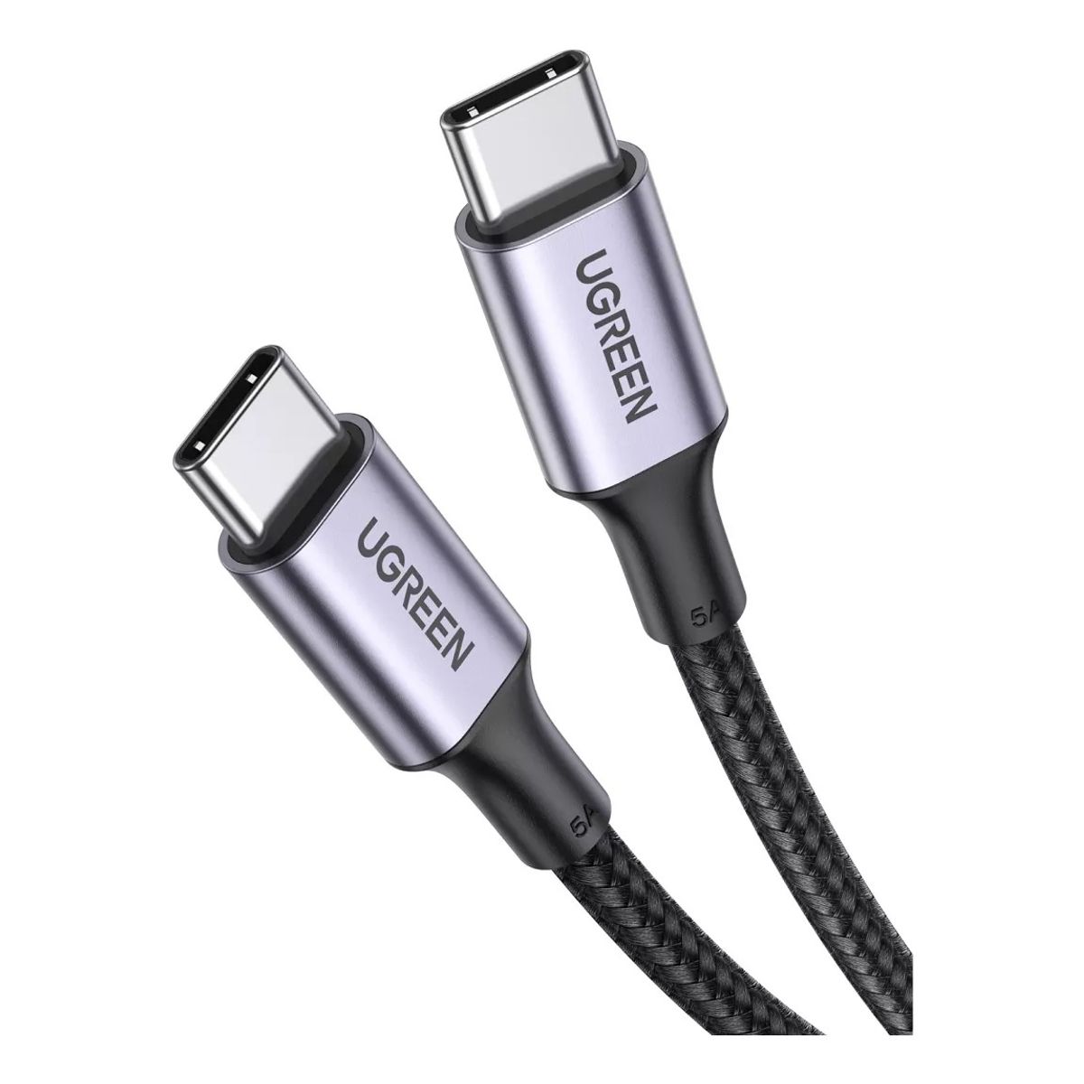 UGREEN - Ugreen Cable De Datos Usb-c 2.0 A Usb- C 2.0 5a 3m Gris
