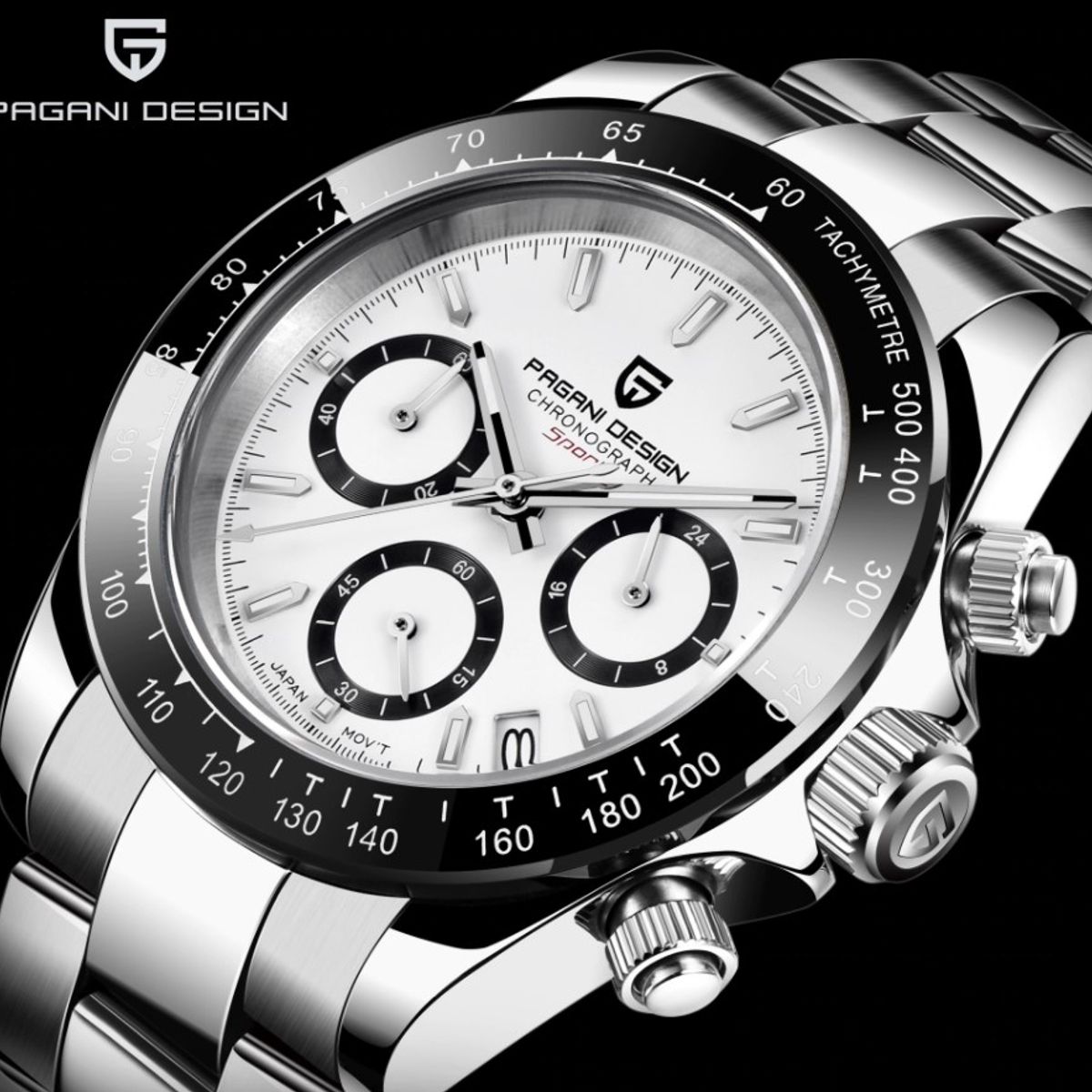 PAGANI - Reloj Hombre PAGANI DAYTONA Cuarzo Cristal de Zafiro