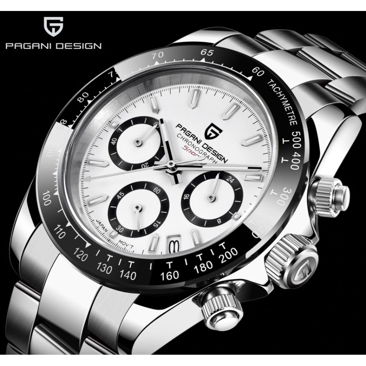 PAGANI - Reloj Hombre PAGANI DAYTONA Cuarzo Cristal de Zafiro